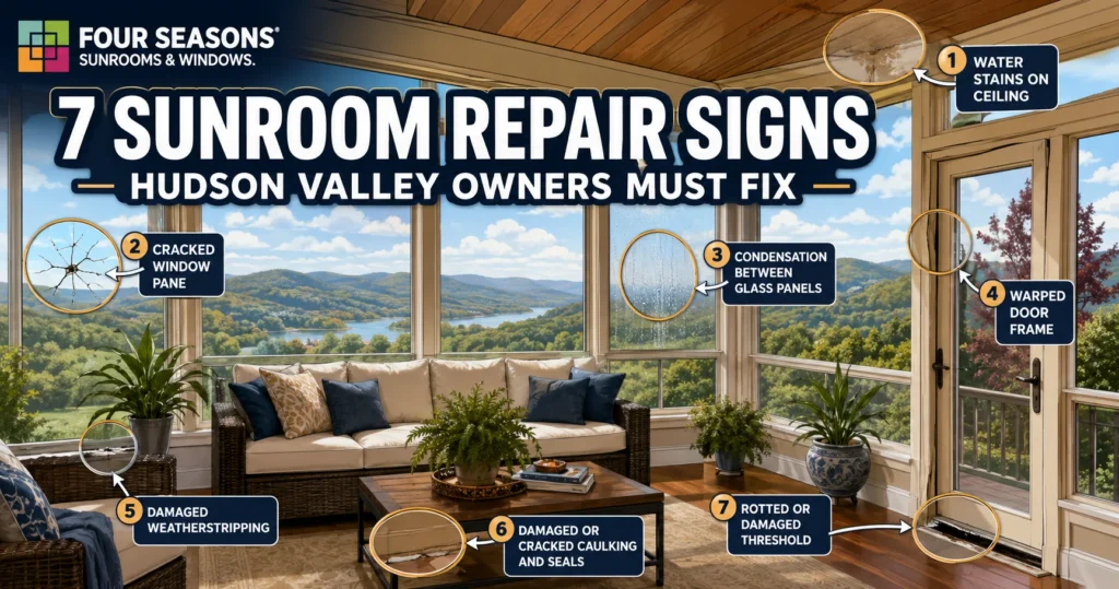 7 Sunroom Repair Signs Hudson Valley Homeowners Shouldn't Ignore