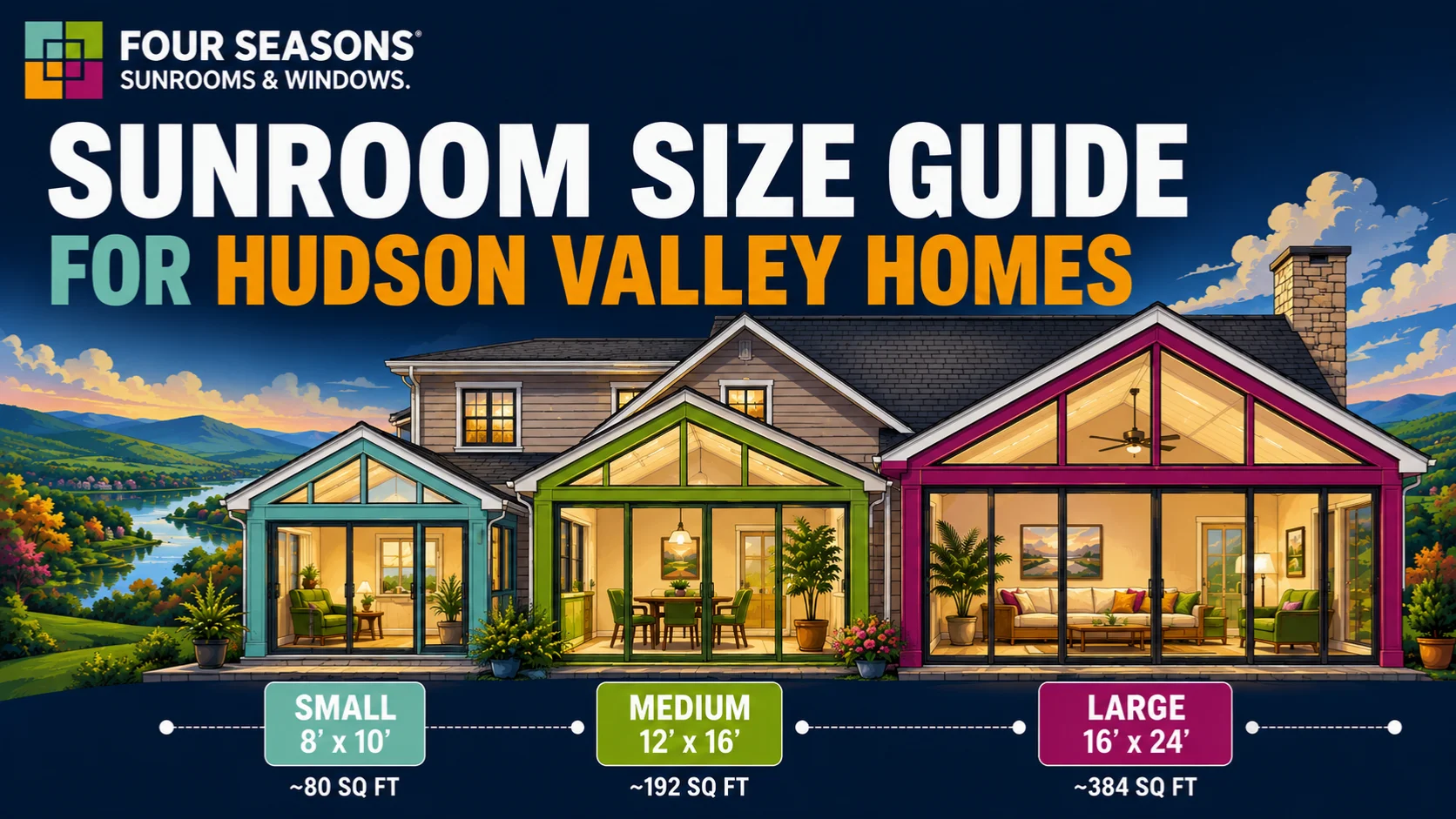 Sunroom Size Guide for Hudson Valley Homes