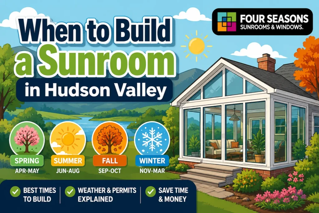 When to Build a Sunroom in Hudson Valley